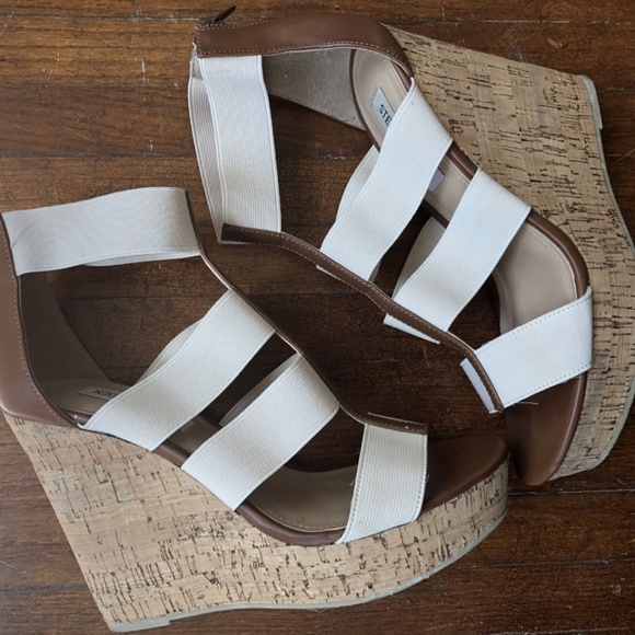 Steve Madden Shoes - Steve Madden Selinah Cork Wedge Platform Sandals
